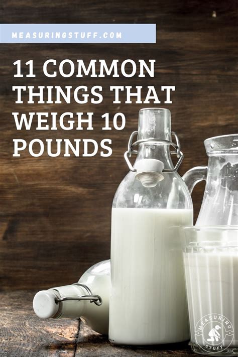 11 Common Things That Weigh 10 Pounds - Measuring Stuff