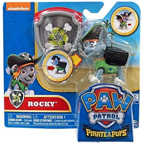 PAW Patrol Pirate Pups Exclusive Figure Rocky - Walmart.com - Walmart.com