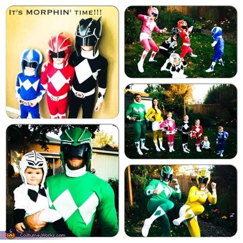 DIY Power Ranger Family Costumes - Photo 3/10