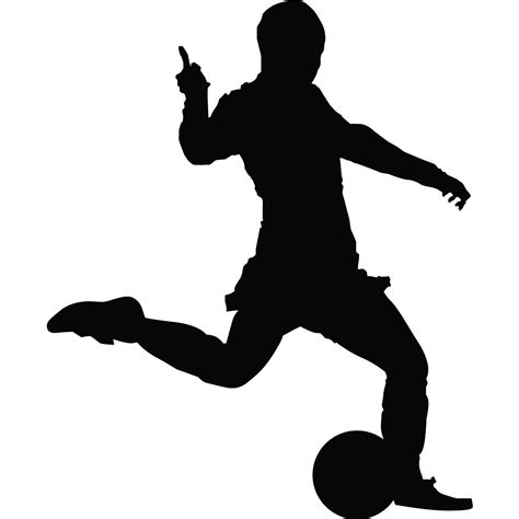 Free Soccer Player Silhouette, Download Free Soccer Player Silhouette png images, Free ClipArts ...