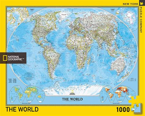 World Puzzle - 1000 piece (National Geographic) | New York Puzzle Company