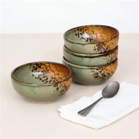 Safari Cereal Bowls - Set of 4 | Sunset Canyon Pottery