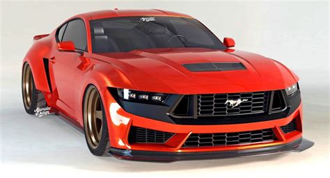 The First Widebody 2024 Ford Mustang Dark Horse Already Exists In The ...