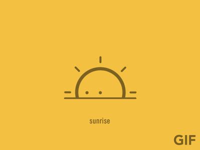 Animated Sunrise Gif