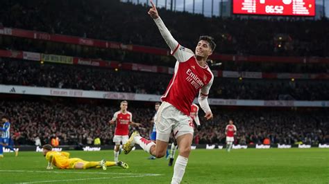 Arsenal 2-0 Brighton: Jesus, Havertz on target as Gunners get deserved ...