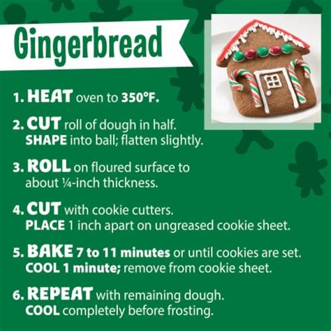 Pillsbury Ready to Bake Limited Edition Gingerbread Cookie Dough, 30 oz - Ralphs