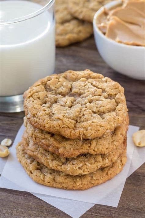 Peanut Butter Oatmeal Cookies - Just so Tasty