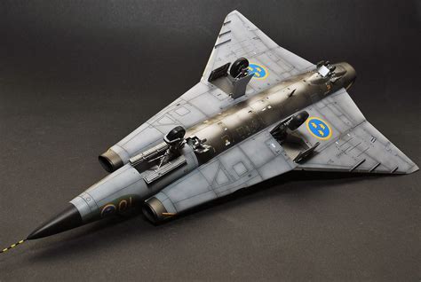 Saab J35F Draken . 1: 48 Hasegawa by Szána Szabolcs | Avião de papel, Aviao