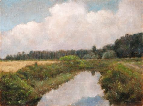 Country Pond – Landscape Oil Painting | Fine Arts Gallery - Original ...