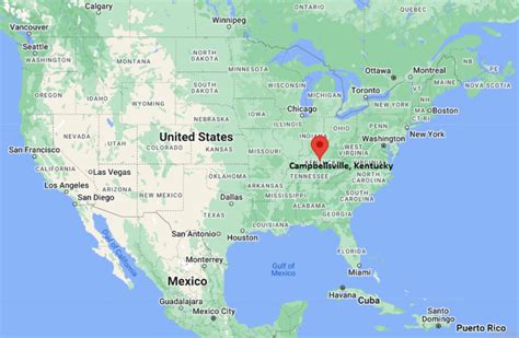 Where is Campbellsville, KY, USA? | Location Map of Campbellsville, Kentucky