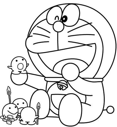 Doraemon and his Toys Coloring Page - Free Printable Coloring Pages for ...