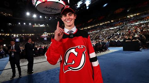 New Jersey Devils select Jack Hughes with the No. 1 pick in the 2019 ...