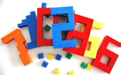 Build LEGO Numbers - Little Bins for Little Hands