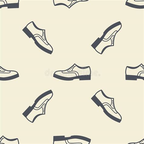 Seamless Pattern Classic Man Shoes Stock Vector - Illustration of outfit, sale: 170891836