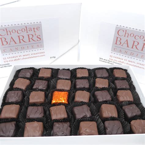 2 lb Minties Gift Box | Chocolate Barr's Candies