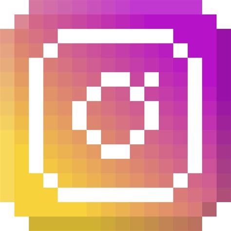 Instagram, pixel, logo Icon Free | Instagram logo, Pixel, Pixel art