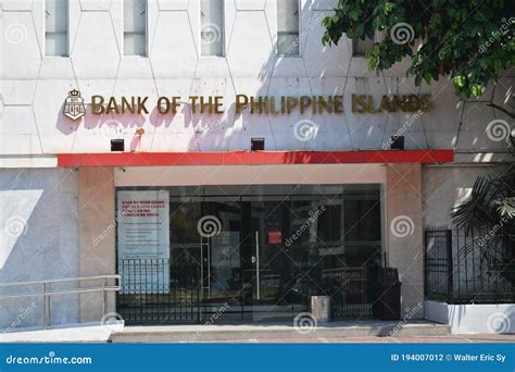 BPI Bank of the Philippine Islands Facade at Intramuros in Manila, Philippines Editorial ...