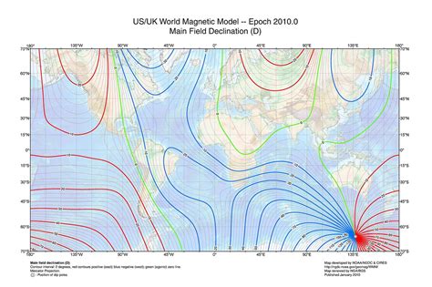 Magnetic Declination Map 2021 - Map Of New Mexico