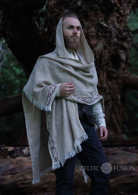 Cream Cloak/hooded Wool Cloak/hooded Cloak/wool Cloak/viking | Etsy in ...