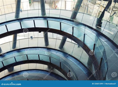 Futuristic office building stock image. Image of radial - 32601399