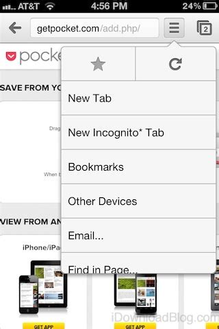 How to easily use bookmarklets in Google Chrome for iOS