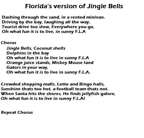 Pin by Amy Tokazowski on Christmas Music | Parody songs, Jingle bells, Funny words