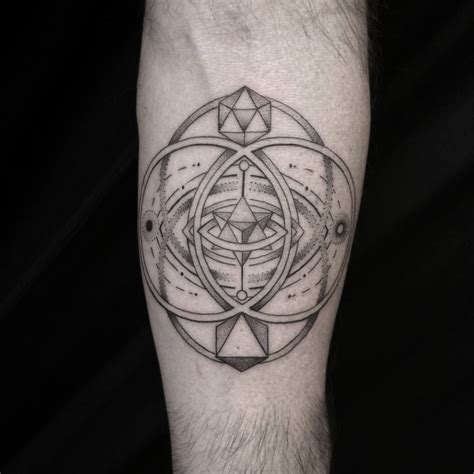 Sacred Geometry Tattoo Triangle