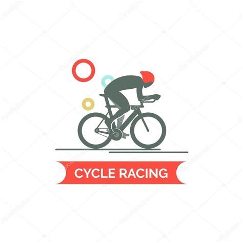 Bicycle race logo — Stock Vector © sunolga #118091572