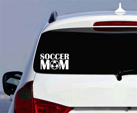 Soccer Mom Soccer Decal Mom Mother's Day Sports | Etsy