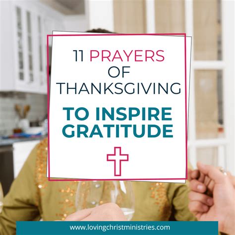 11 Best Prayer of Thanksgiving Bible Verse Gems for You - Loving Christ ...