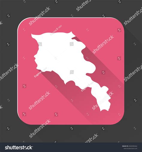 Armenia Map Borders Isolated On Background Stock Vector (Royalty Free ...