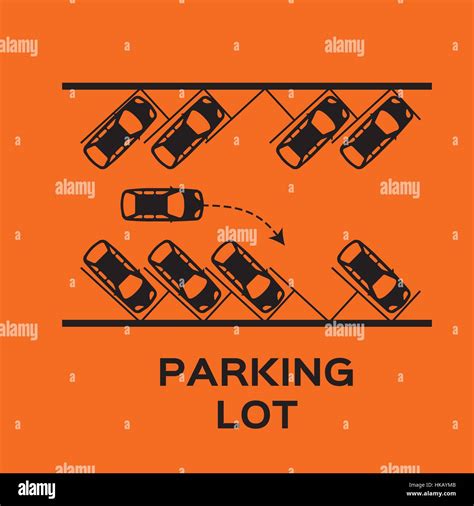Cars many parked Stock Vector Images - Alamy