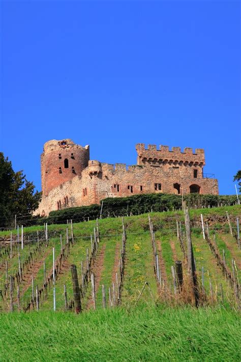 Castle in Alsace stock image. Image of history, high, kintzheim - 9213879