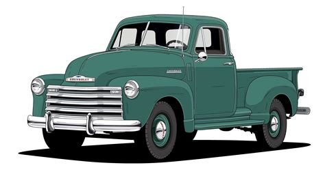 Chevy C10 Drawing | Free download on ClipArtMag