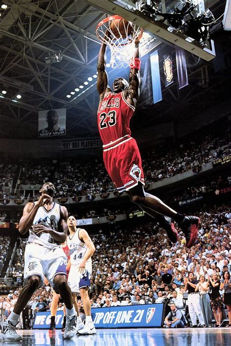 Michael Jordan Jump Shot NBA Basketball Poster | Michael jordan chicago ...