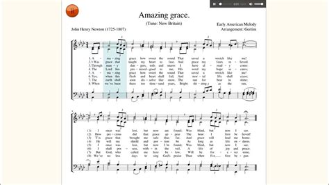 Amazing grace. 4 part SATB arrangement for mixed choir and/or ...