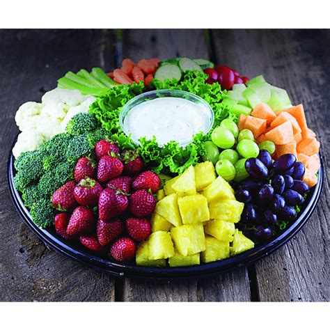 Fruit and Veggie Tray, Serves 20 to 25 | Prepared Deli Platters - Ready ...