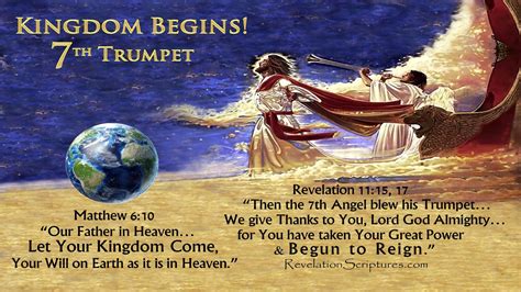 7th Trumpet - Beginning of YHWH's Kingdom | Our father in heaven, Book ...