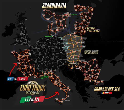 Euro Truck Simulator 2 - Mapa de DLC para iniciantes e guia de caminhões