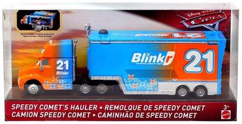 Disney Pixar Cars Cars 3 Speedy Comets Hauler 155 Diecast Car Version 1 ...