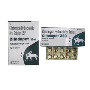 Clindapet 150 300 600 mg Tablets & Solution – The Veterinary Medicine