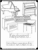🎺 Free Simple Music Instrument Coloring Pages sketch template