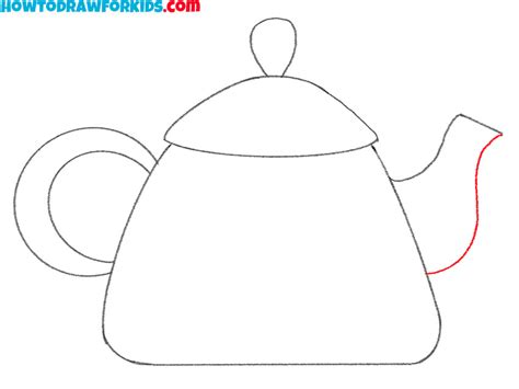 How to Draw a Teapot - Easy Drawing Tutorial For Kids