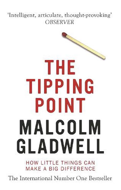 The Tipping Point by Malcolm Gladwell, Paperback, 9780349113463 | Buy ...