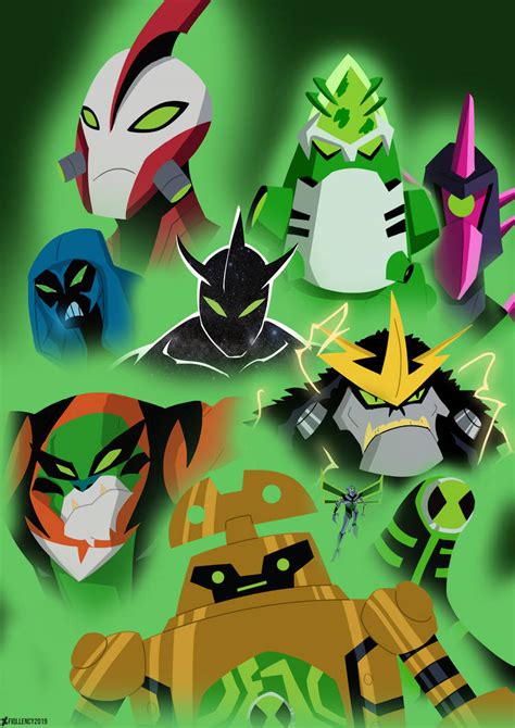 Ben 10 Omniverse - Aliens by Fiqllency on DeviantArt