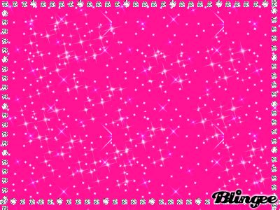 a pink background with white stars and sparkles on it, as well as the ...