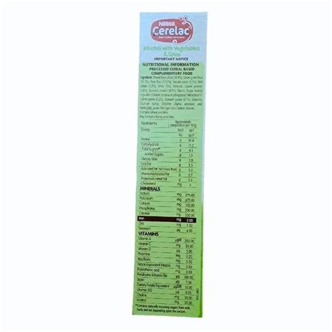 Nestle Cerelac Khichdi Vegetables Ghee, 300 gm at Rs 300/pack in ...