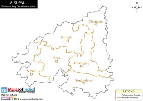 Supaul Parliamentary Constituency Map, Election Results and Winning MP