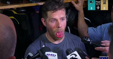 NHL Player Scores Goal with His Face, Gives Incredible Toothless Interview - FanBuzz