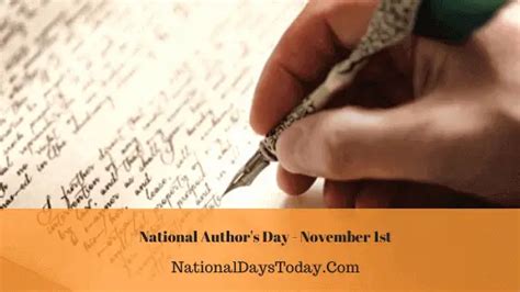 National Author’s Day 2023 - Things You Should Know!